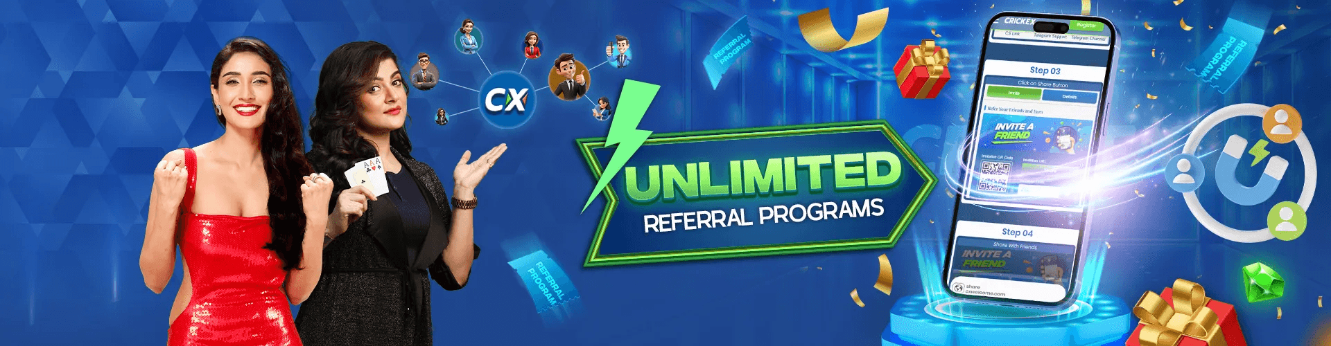 Crickex BD referral code rewards and bonuses